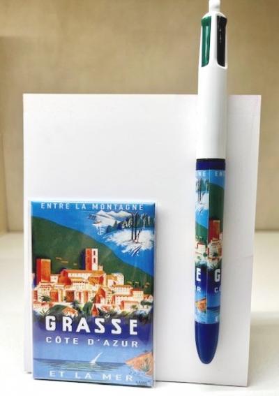 STYLO BIC 4 COULEUR GRASSE