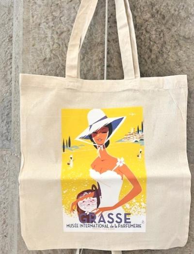 TOTE BAG MONSIEUR Z JAUNE CUEILLETTE DU JASMIN