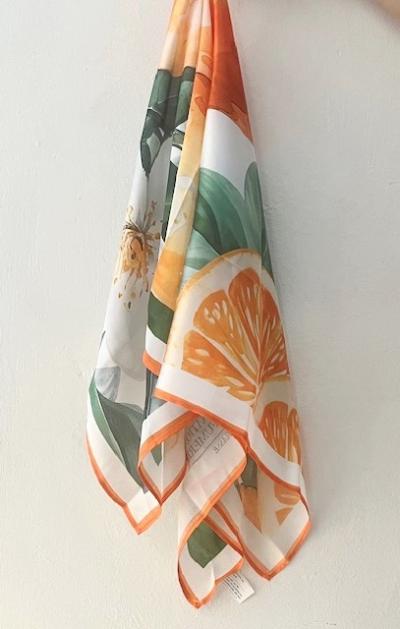 FOULARD FLEUR D'ORANGER